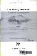 The Suzuki concept : an introduction to a successful method for early music education /