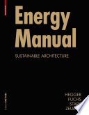 Energy manual : sustainable architecture /
