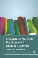 Research for materials development in language learning evidence for best practice /