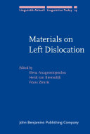 Materials on left dislocation