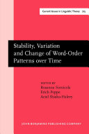 Stability, variation, and change of word-order patterns over time