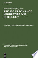 Synchronic romance linguistics