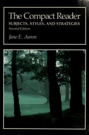 The compact reader : subjects, styles, and strategies.