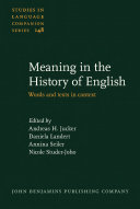 Meaning in the history of English : words and texts in context /
