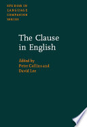 The clause in English in honour of Rodney Huddleston /