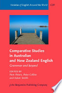 Comparative studies in Australian and New Zealand English grammar and beyond