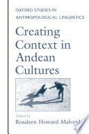 Creating context in Andean cultures