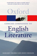 The concise Oxford companion to English literature /