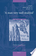 "A man very well studyed" new contexts for Thomas Browne /