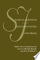Samuel Johnson selected poetry and prose /