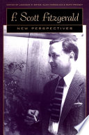 F. Scott Fitzgerald new perspectives /