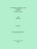 Doctoral scientists and engineers in the United States 1995 profile /