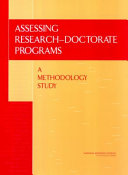 Assessing research-doctorate programs a methodology study /