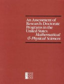 An assessment of research-doctorate programs in the United States mathematical & physical sciences /