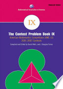 The contest problem book IX American Mathematics Competitions (AMC 12) 2001-2007 /