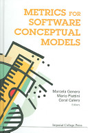 Metrics for software conceptual models