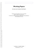 Working papers astronomy and astrophysics panel reports /