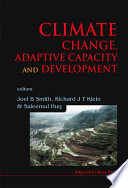Climate change, adaptive capacity and development