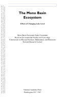 The Mono Basin ecosystem effects of changing lake level /