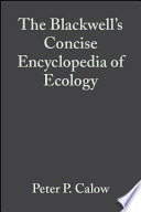 Blackwell's concise encyclopedia of ecology