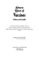 Adverse effects of vaccines evidence and causality /