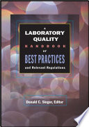 A laboratory quality handbook of best practices /