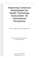 Improving consensus development for health technology assessment an international perspective /