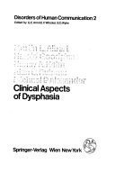Clinical aspects of dysphasia.
