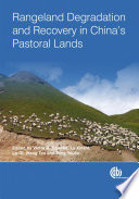 Rangeland degradation and recovery in China's pastoral lands