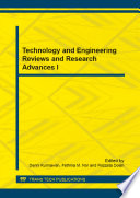 Technology and engineering reviews and research advances I : selected, peer reviewed papers from the 5th International Graduate Conference on Engineering, Science & Humanity (IGCESH 2014), August 19-21, 2014, Skudai, Malaysia /