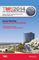 Tms 2014 143rd annual meeting & exhibition, annual meeting supplemental proceedings /
