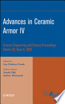 A collection of papers presented at the 32nd International Conference on Advanced Ceramics and Composites, January 27-February 1, 2008, Daytona Beach, Florida
