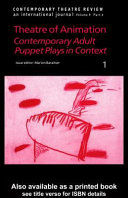 Theatre of animation contemporary adult puppet plays in context