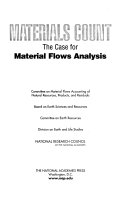 Materials count the case for material flows analysis /
