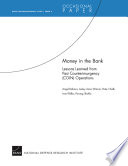 Money in the bank lessons learned from past counterinsurgency (COIN) operations /