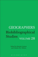 Geographers biobibliographical studies. Volume 28 /