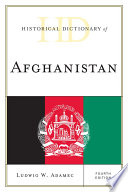 Historical dictionary of Afghanistan