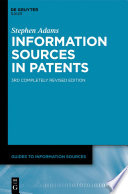 Information sources in patents