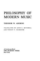 Philosophy of modern music. /