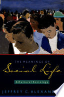 The meanings of social life a cultural sociology /