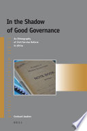 In the shadow of good governance an ethnography of civil service reform in Africa /