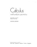 Calculus, with analytic geometry /