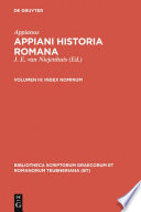 Appiani Historia Romana.