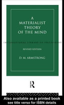 A materialist theory of the mind