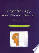 Psychology and 'human nature'