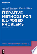 Iterative methods for ill-posed problems an introduction /