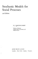 Stochastic models for social processes /