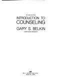 Introduction to counseling /