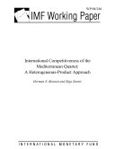 International competitiveness of the Mediterranean quartet : a heterogeneous-product approach /
