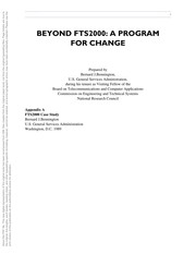 Beyond FTS2000 : a program for change : appendix A, FTS2000 case study /